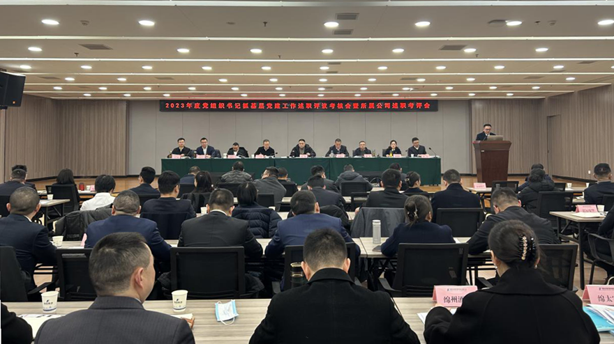 綿投集團(tuán)黨委召開(kāi)2023年黨組織書記抓基層黨建述職評(píng)議會(huì)